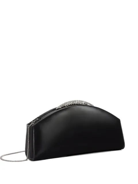 Giuseppe Zanotti Atena leather clutch bag Black EB60006004