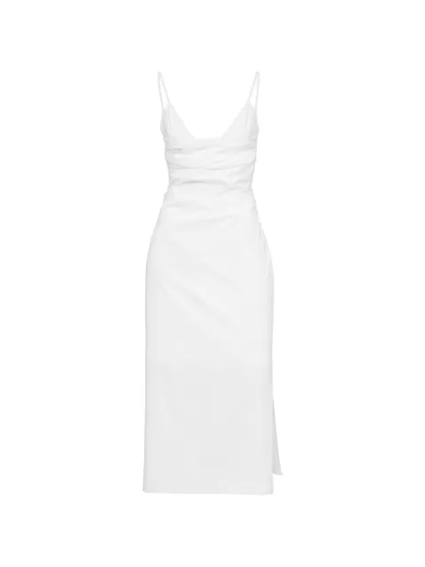 Patrizia Pepe bustier midi dress White 2A3005A743W146
