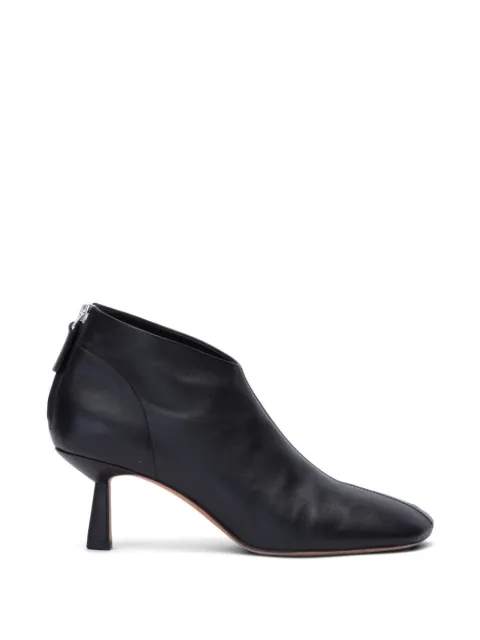 3.1 Phillip Lim Glove square-toe leather boots Black SF24T945MDL