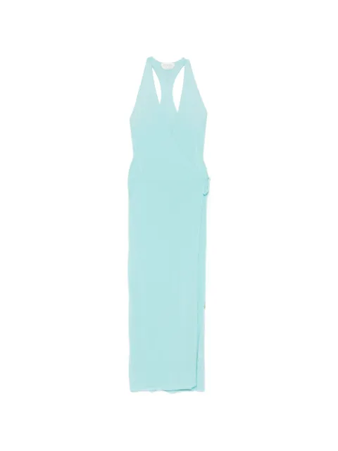 Asta Resort Lila wrap maxi dress Blue PF261044K10151005