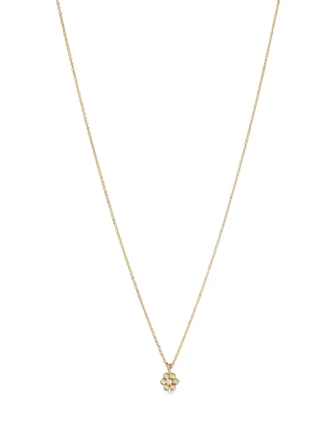 Sophie Bille Brahe Lily Fleur diamond necklace Gold NL26FLOMINIWH