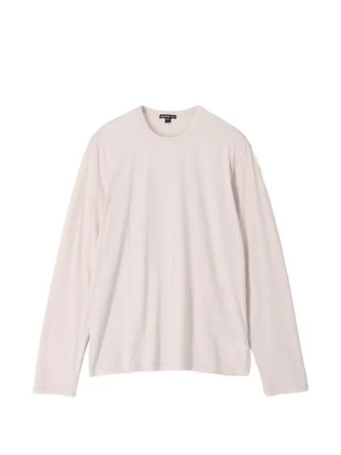 James Perse Luxe Lotus long-sleeve T-shirt Silver MELJ3246