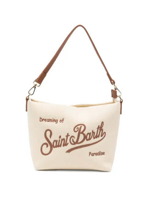 MC2 Saint Barth Aline logo-embroidered tote bag Neutrals ALI0034