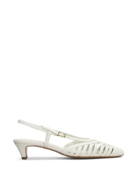 biancadi caged-design slingback pumps Neutrals 701