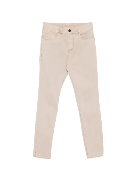 James Perse brushed twill five-pocket trousers Neutrals MHBT1260