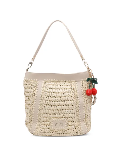 V°73 Alysia cherry charm handbag Neutrals 73BS9M302OFFWHITE