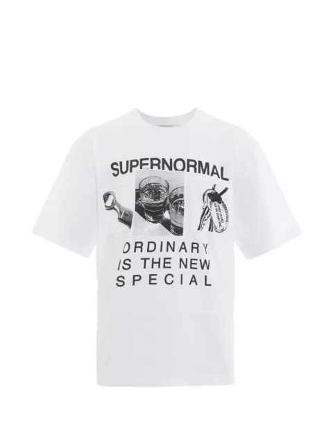 SOLID HOMME Super Normal patch-detail T-shirt White S261TS66
