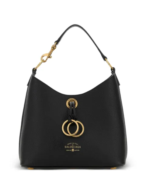 Balenciaga small Carrie Hobo leather tote bag Black 8456012ABNQ