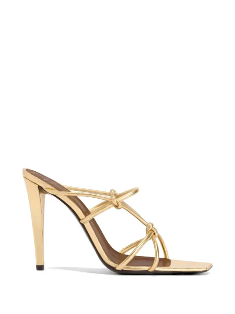 Giuseppe Zanotti knotted 90mm sandals Gold E600072001