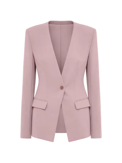 Patrizia Pepe tailored V-neck blazer Pink 2S1553A737B885