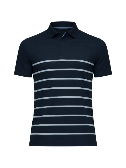 Paul & Shark striped pattern polo shirt Blue 25411223219