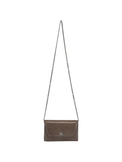 Akris Anouk envelope clutch bag Brown AC091950RU600