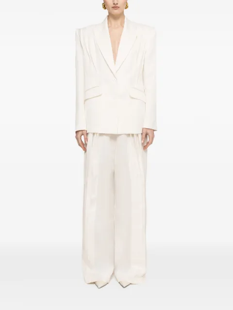 NISSA oversized blazer White RSS1362WHITE