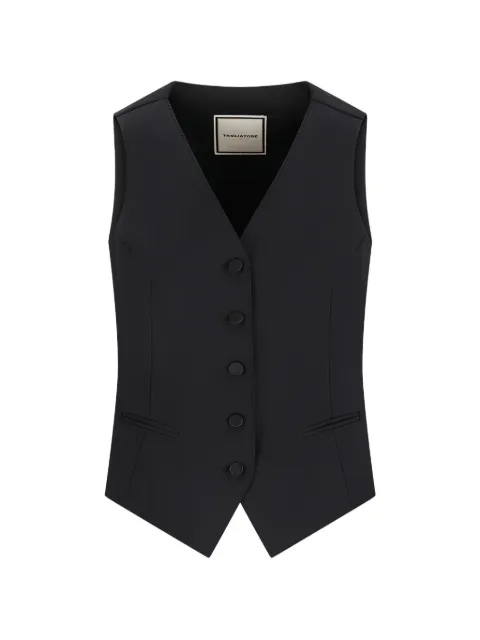 Tagliatore buttoned waistcoat Black GRACIEB10003