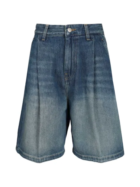 Carhartt WIP Alta pleated denim shorts Blue I033345