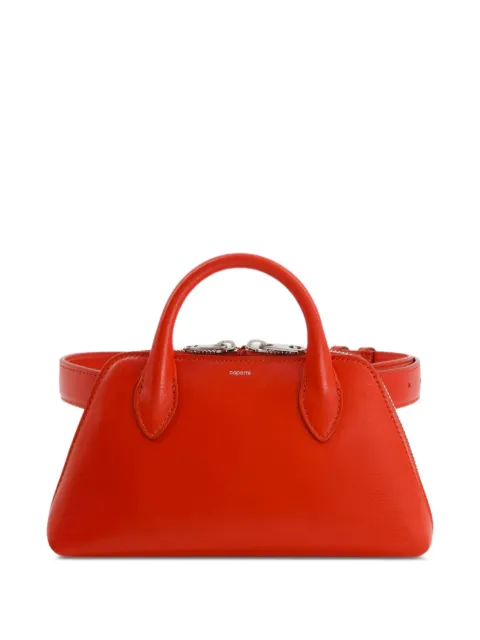 Coperni logo-print leather tote bag Red COPBE17F6066