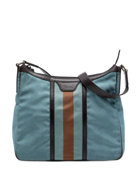 Gucci Pre-Owned 2016-2025 Canvas Web shoulder bag Blue 5G4Y36Z48PEDL69Q