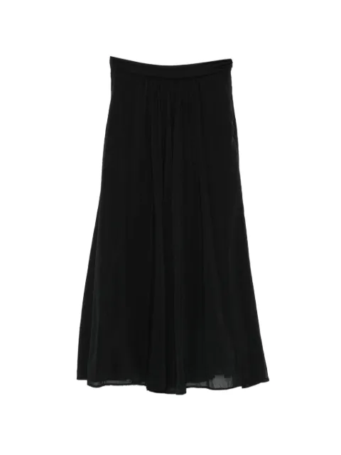 Forte Forte zip-fastening midi skirt Black 14911MYSKIRT