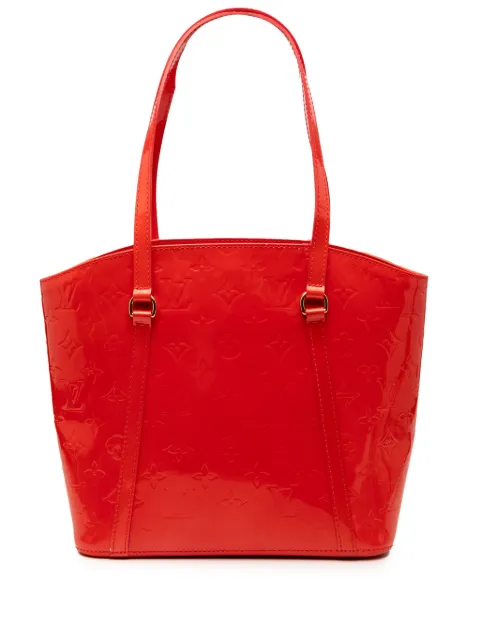 Louis Vuitton Pre-Owned 2012 Monogram Vernis Avalon MM tote bag Red EN1SRGU6TU89PFZB