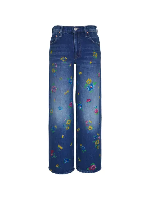 MOTHER floral jeans Blue P2488313IEL