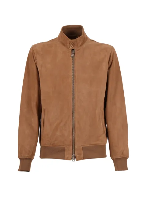 Schott high-neck suede jacket Brown 26036LCFRITZ