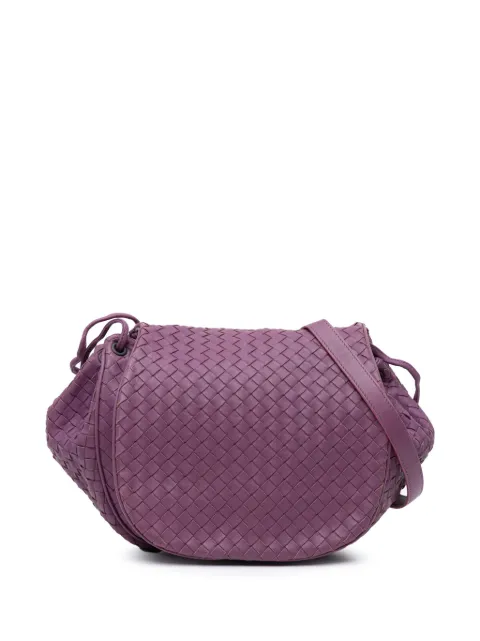 Bottega Veneta Pre-Owned 2012-2024 Nappa Intrecciato Flap crossbody bag Purple EJEFTAP38OXY8B33