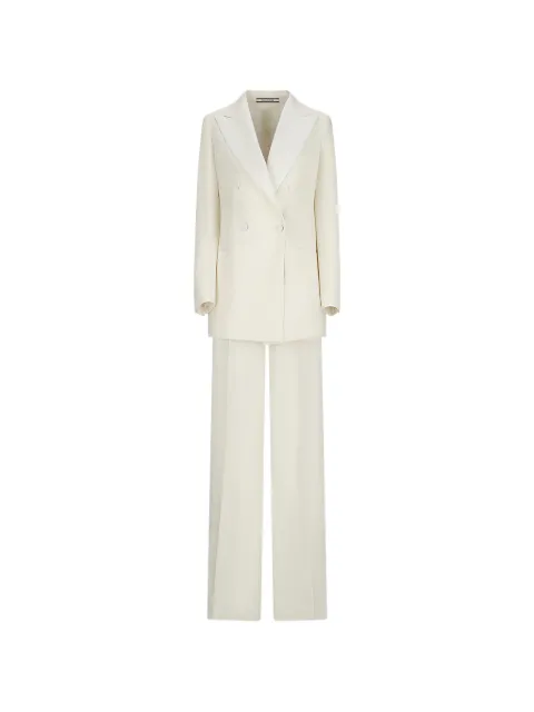 Tagliatore double-breasted peak-lapel blazer Neutrals SELENIAAD150188