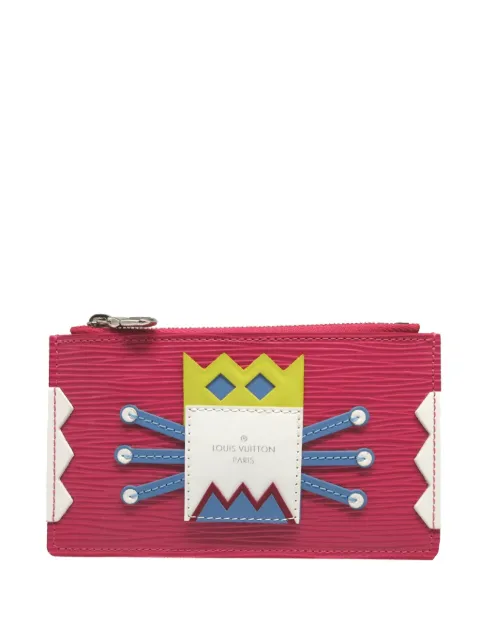 Louis Vuitton Pre-Owned 2014 Epi Pochette Crete Tribal Mask coin pouch Pink 6LY3FPX8KWB9H9V3