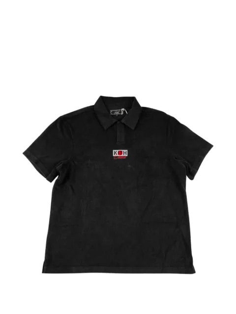 KITH Japan Osaka Drew polo shirt Black KHM035172001