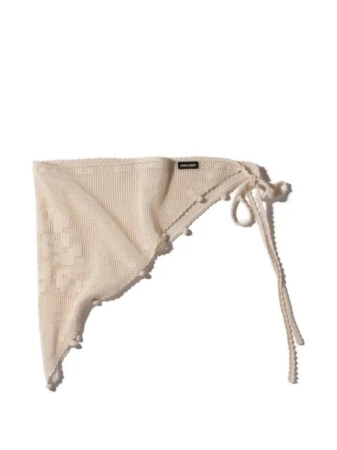 Miu Miu cotton pareo Neutrals 5FF0642CRB