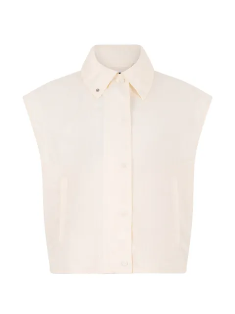 Laminar sleeveless top Neutrals GI00144DL12827