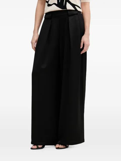 DKNY pleated elastic-waistband palazzo pants Black P6AK7E57