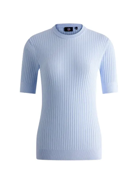 Fusalp Jadou ribbed short-sleeves T-shirt Blue 25EH1112