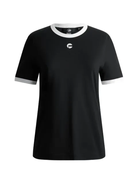 Fusalp Tanixa contrast-trim logo T-shirt Black 26EJ1117