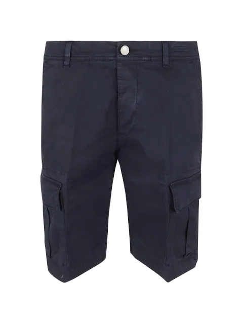 Barba buttoned cargo shorts Blue JCARGOT4697