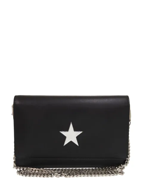 Givenchy Pre-Owned 2010-2026 Leather Pandora Star Wallet on Chain crossbody bag Black MF7ZI1YCNMGD8K98