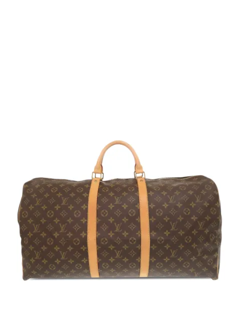 Louis Vuitton Pre-Owned 1997 Monogram Keepall 60 travel bag Brown NTSLIBEL1IUD2I8U