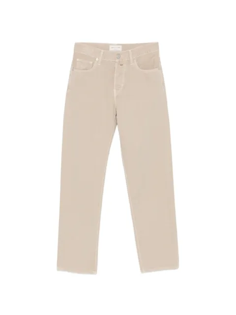 Jacob Cohën Edo logo-embroidered jeans Neutrals QE031036T864ATN
