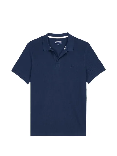 Vilebrequin organic cotton polo shirt Blue POOH2N00