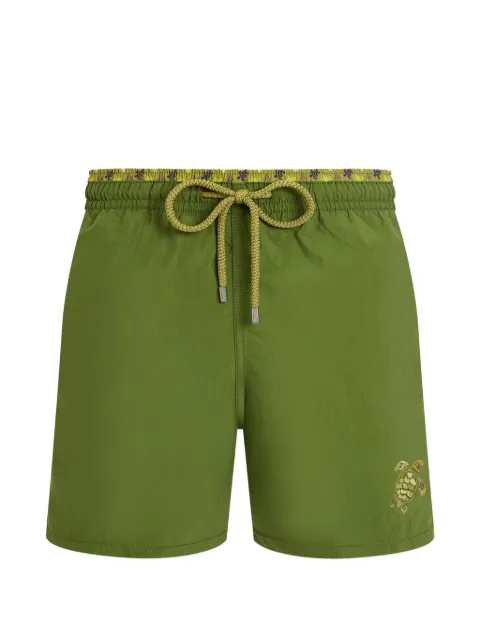 Vilebrequin drawstring swim shorts Green MOKEA239