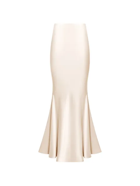 ALEXIA & ANTONIA bias-cut maxi skirt Neutrals 21002411101