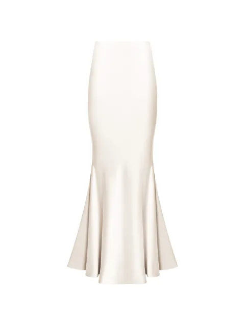 ALEXIA & ANTONIA bias-cut maxi skirt Neutrals 21002411101