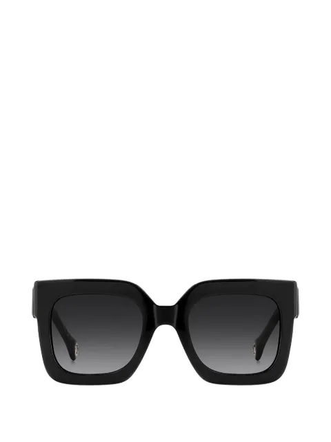 Carolina Herrera logo-plaque square-frame sunglasses Black HER0369S