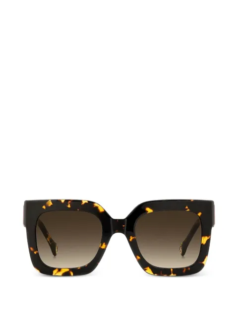 Carolina Herrera tortoiseshell-effect square-square-square-frame sunglasses Brown HER0369S