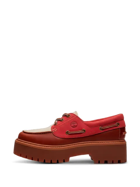 Timberland Stone Street platform boat boots Brown TB0A2GVFAFU