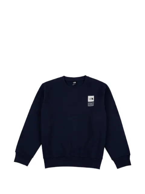 The North Face TNF Celebration graphic-print crew-neck sweatshirt Blue NF0A8GAT8K2