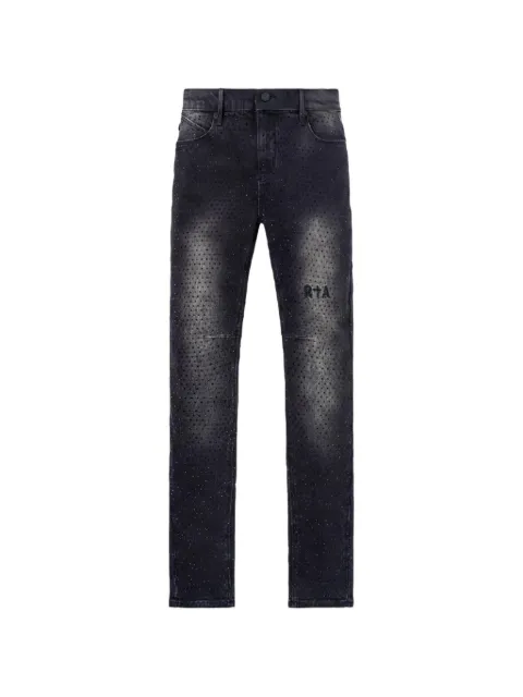 RTA Bryant crystal-embellished jeans Grey MDGDD1146J1205IKSCR