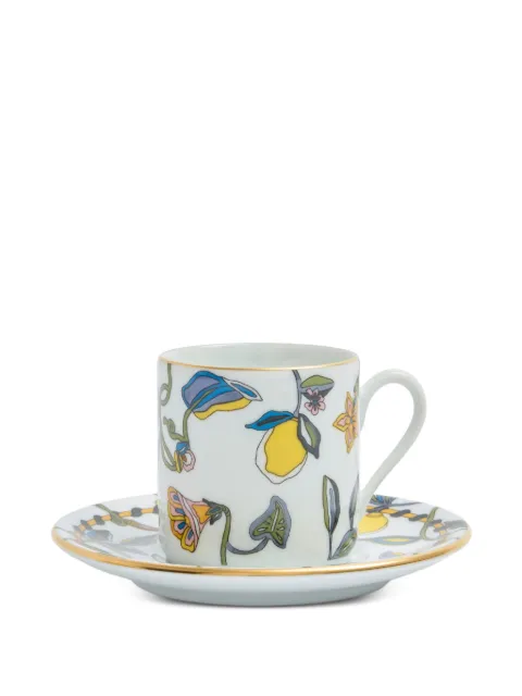 La DoubleJ Impero Espresso cup set of 2 White CUP0011CER001BRN12WH01