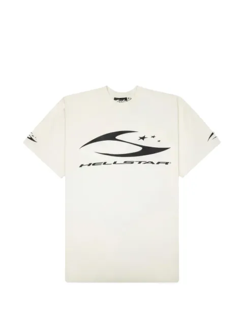HELLSTAR logo-print T-shirt White HSR254