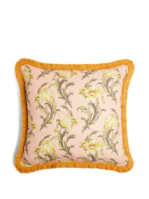 La DoubleJ outdoor cushion (60x60) with fringes Green CUS0040POL001NYB01GR16